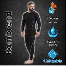 Термобілизна Коламбія Чоловіча Чорного Кольору Rombrend