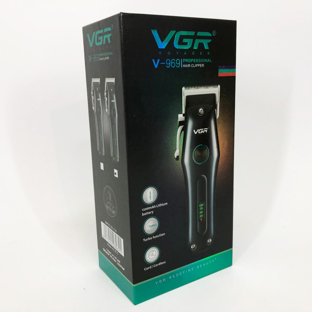 Акумуляторна машинка для стрижки волосся VGR V-969
