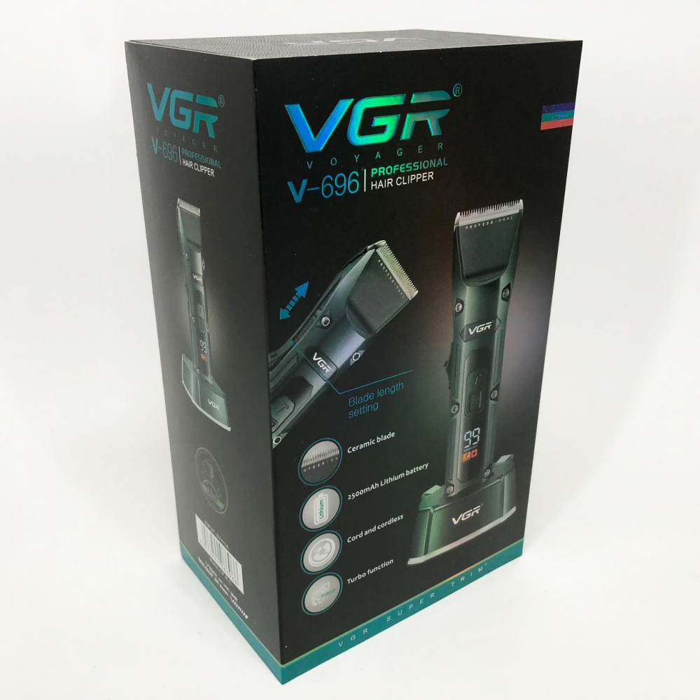 Машинка Для Стрижки Волос VGR + (Професійний Турбо Режим)