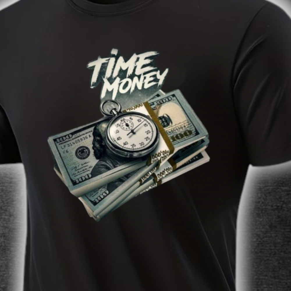 Футболка З Принтом Time Money Rombrend
